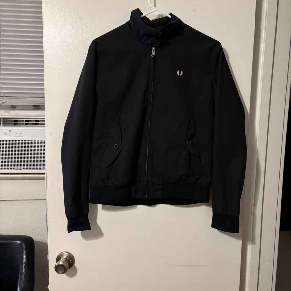 Fred Perry Black Bomber Jacket